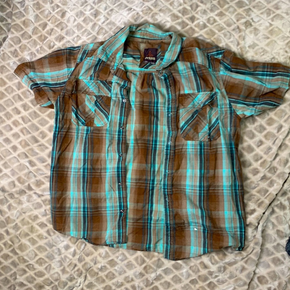 Prana Casual Short Sleeved Shirt